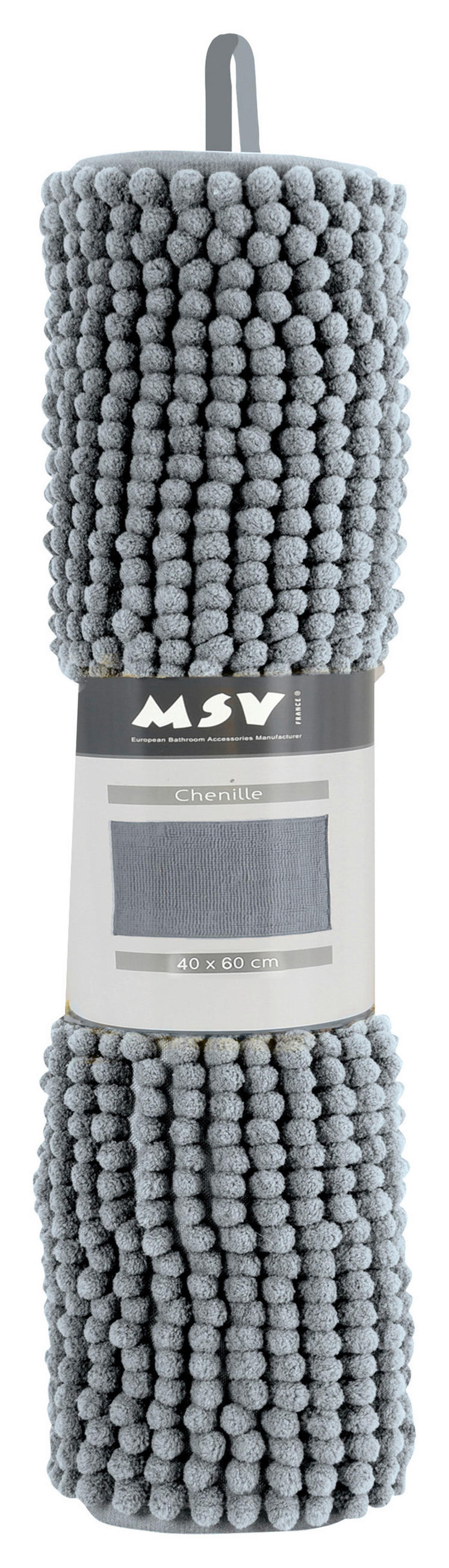 BADTEPPICH Grau 50/80 cm  - Grau, KONVENTIONELL (50/80cm) - Spirella