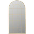 WANDSPIEGEL 100/200/2,5 cm    in Freiform  - Goldfarben, LIFESTYLE, Glas/Holzwerkstoff (100/200/2,5cm) - Landscape