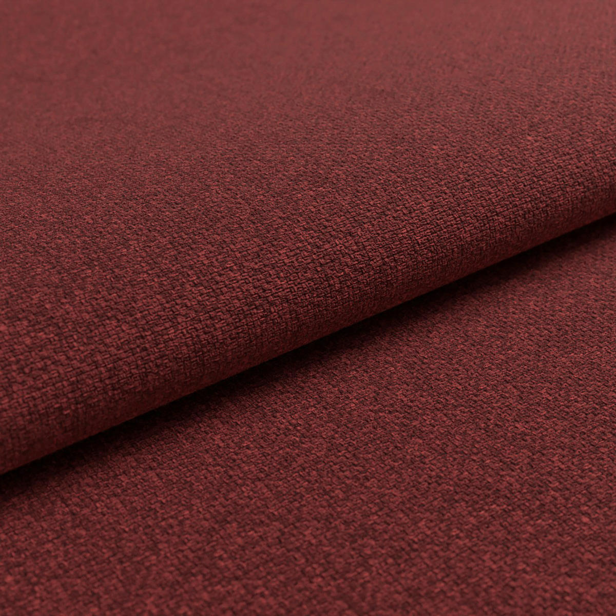 HOCKER in Textil Bordeaux  - Bordeaux/Schwarz, Modern, Kunststoff/Textil (70/47/60cm) - Pure Home Comfort