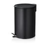 TRETEIMER 12 l  Metall  - Schwarz, KONVENTIONELL, Kunststoff/Metall (25/38cm) - Kela