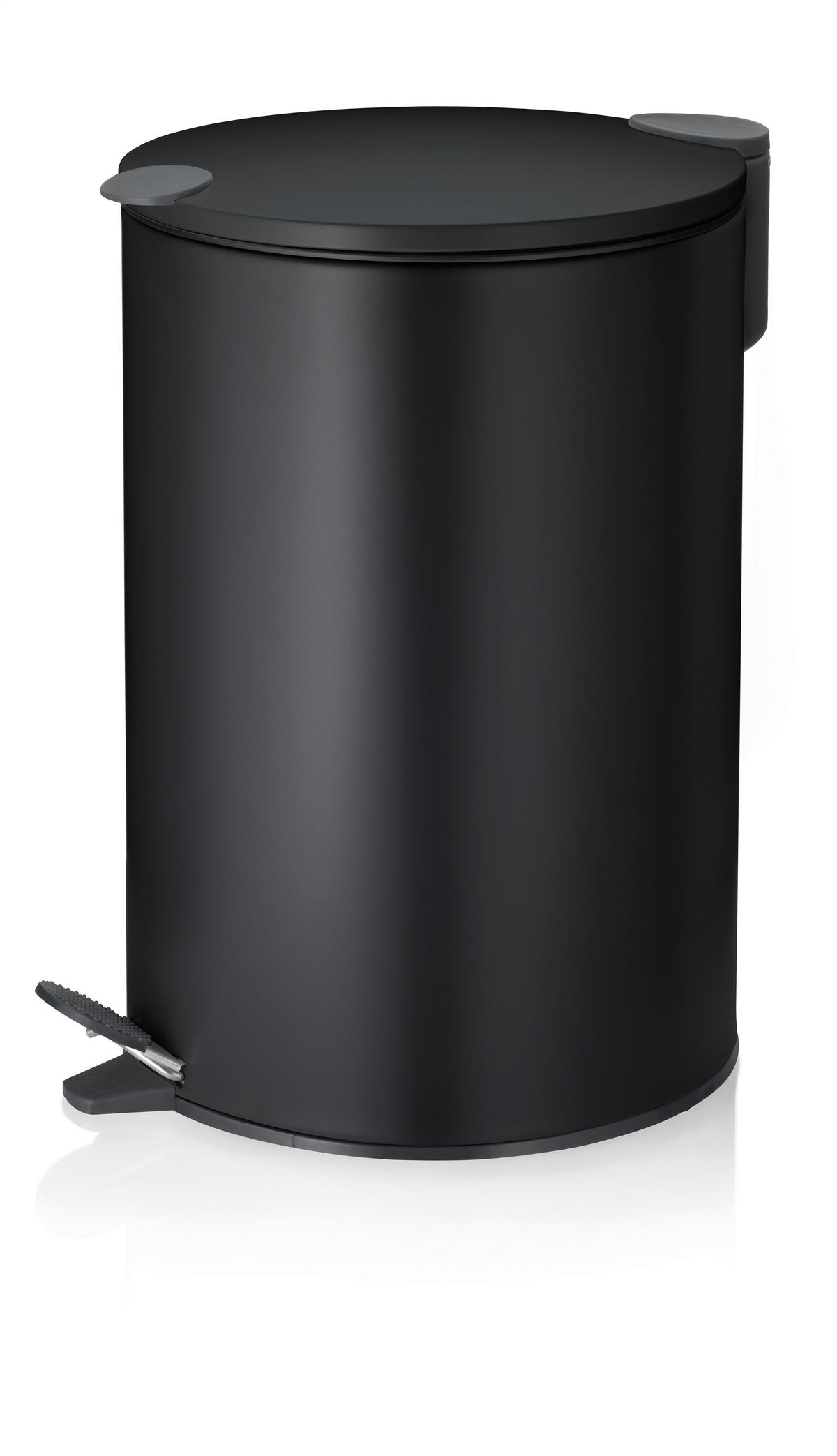 TRETEIMER 12 l  Metall  - Schwarz, KONVENTIONELL, Kunststoff/Metall (25/38cm) - Kela