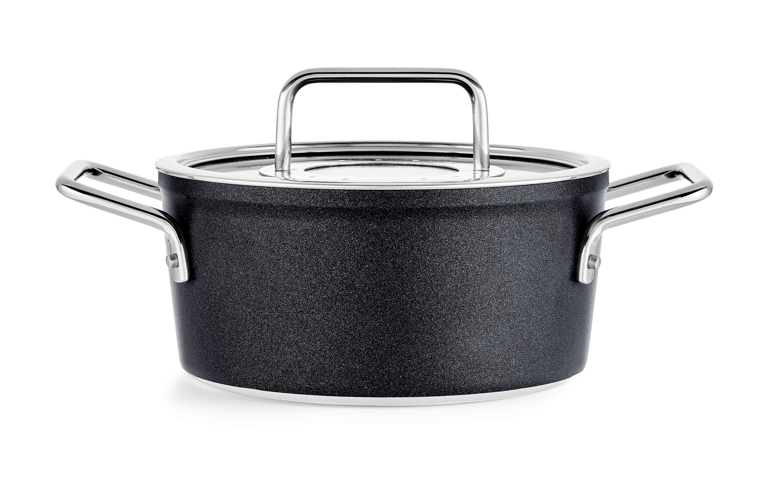KOCHTOPF ADAMANT 2 L - Schwarz, Basics, Glas/Metall (18cm) - Fissler