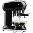 ESPRESSOMASCHINE - Schwarz, Design, Metall (33/30/15cm) - SMEG