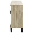 BUFFET 145/180/42 cm  in  - Graubraun/Schwarz, LIFESTYLE, Glas/Holz (145/180/42cm) - Landscape