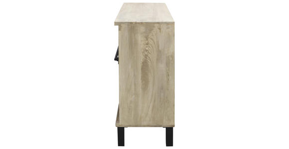BUFFET 145/180/42 cm  in  - Graubraun/Schwarz, LIFESTYLE, Glas/Holz (145/180/42cm) - Landscape