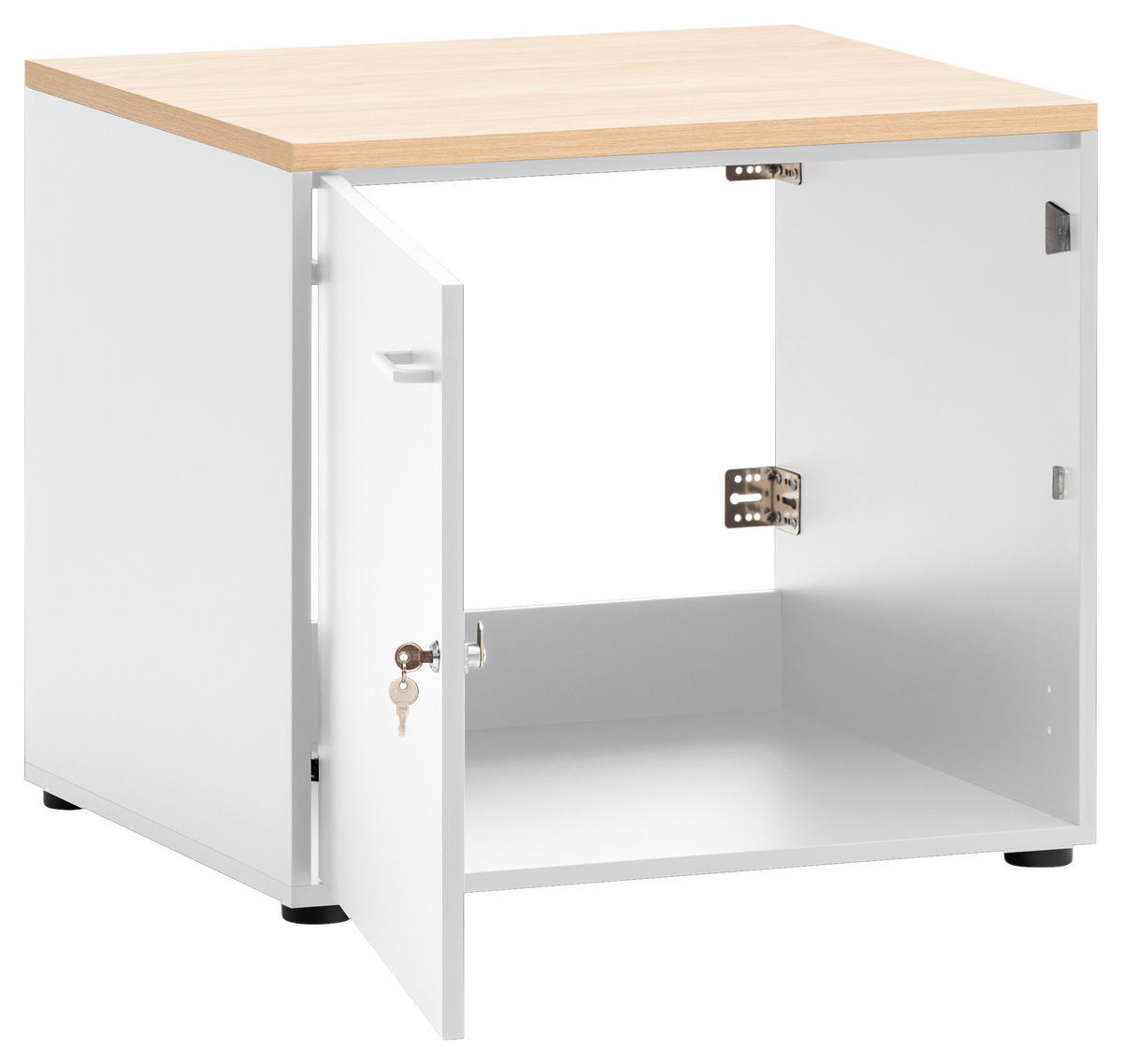 MEHRZWECKSCHRANK 67,1/60/60 cm  in Eichefarben  - Eichefarben/Anthrazit, MODERN, Holzwerkstoff/Kunststoff (67,1/60/60cm) - MID.YOU