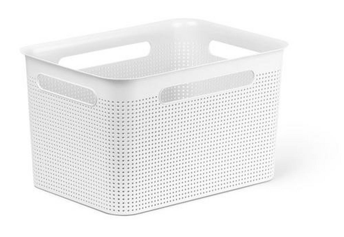 DOBOZ 36/26,2/21,1 cm  - fehér, Basics, műanyag (36/26,2/21,1cm) - Rotho
