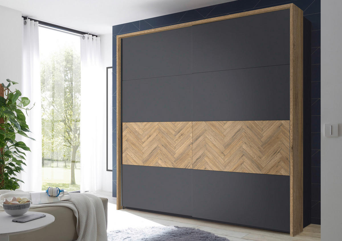 PASSEPARTOUTRAHMEN - Eichefarben, MODERN, Holzwerkstoff (225/215,1/17cm) - Livetastic
