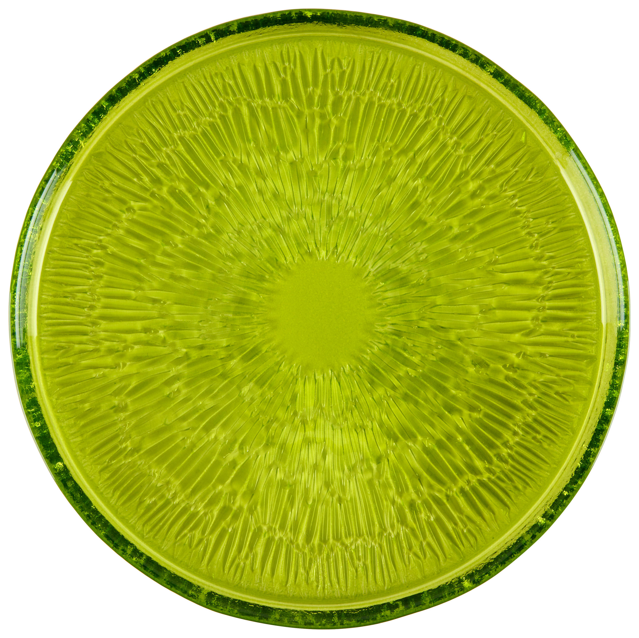 DÍSZTÁNYÉR  20 cm  - világoszöld, Lifestyle, üveg (20cm) - Ambia Home