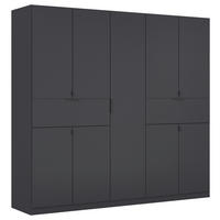 DREHTÜRENSCHRANK in Grau  - Grau, Modern, Holzwerkstoff/Metall (226/210/54cm) - Rauch Möbel