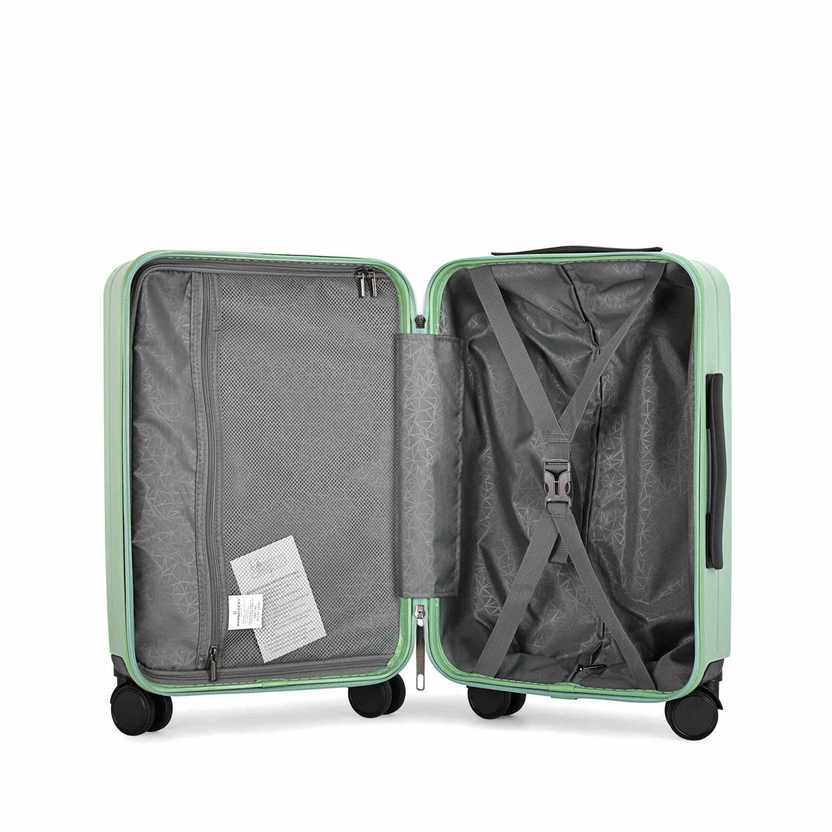 REISEKOFFER Hellgrün  - Hellgrün, Design, Kunststoff (36,5/54/25cm) - Schneiders