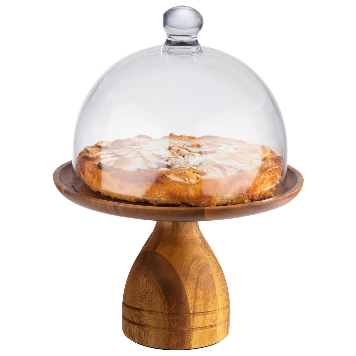 SERVIERPLATTE ACACIA  - Mokka, Basics, Holz (24/24/16cm)