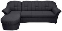 ECKSOFA Dunkelblau Webstoff  - Schwarz/Dunkelblau, KONVENTIONELL, Textil (142/233cm) - MID.YOU