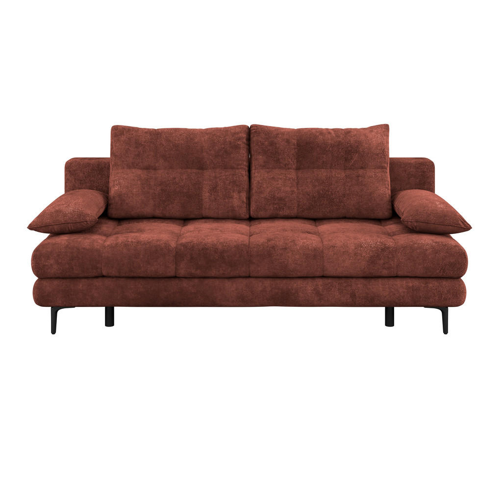 2-Sitzer-Sofa Mit Schlaffunktion Perla Rot