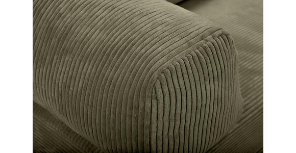 SCHLAFSOFA Cord Olivgrün  - Olivgrün, KONVENTIONELL, Textil/Metall (200/77/80cm) - Carryhome