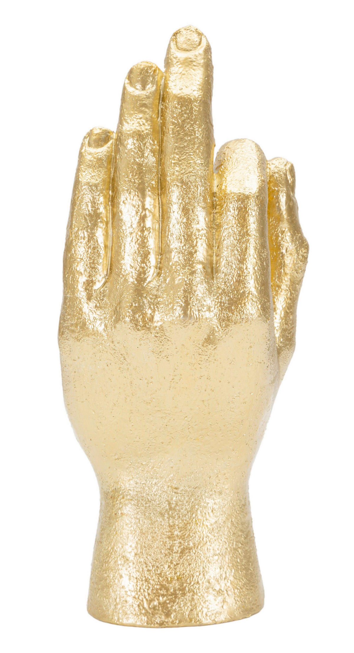 SKULPTUR - Goldfarben, Basics, Kunststoff (10/22.5/7cm)