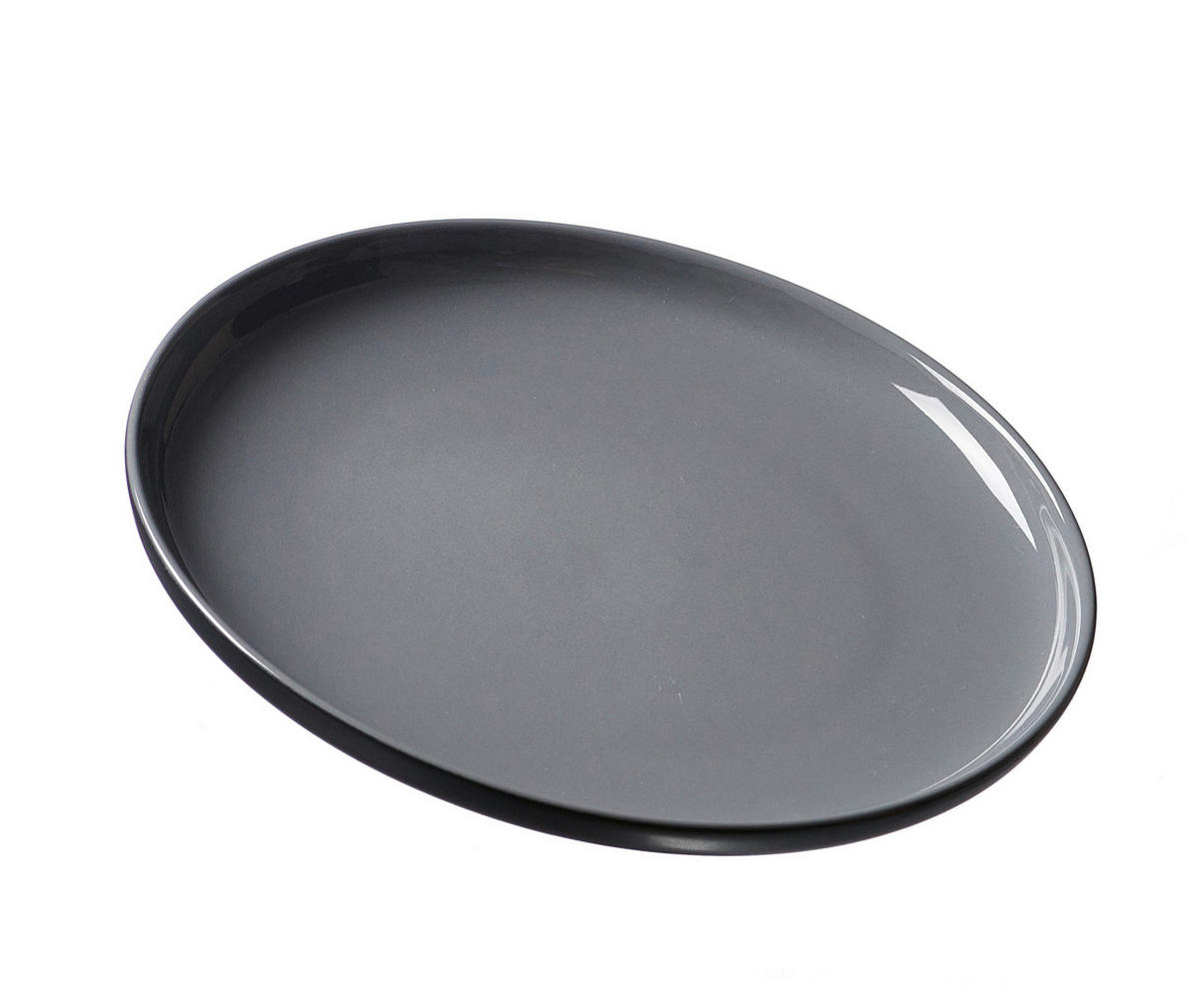 DESSERTTELLER Grau, Schwarz 19 cm Jasper  - Schwarz/Grau, Basics, Keramik (19cm) - Ritzenhoff Breker