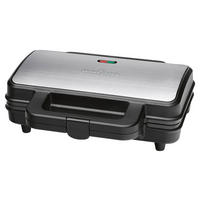SANDWICHTOASTER  - Edelstahlfarben/Schwarz, LIFESTYLE, Kunststoff (29,2/9,9/25cm)