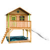 SPIELHAUS  - Braun/Weiß, KONVENTIONELL, Holz (432/293/212cm) - Ambia Garden