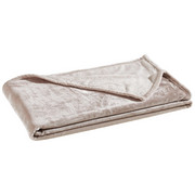 WOHNDECKE 140/190 cm Taupe - Taupe, KONVENTIONELL, Textil (140/190cm) - Novel