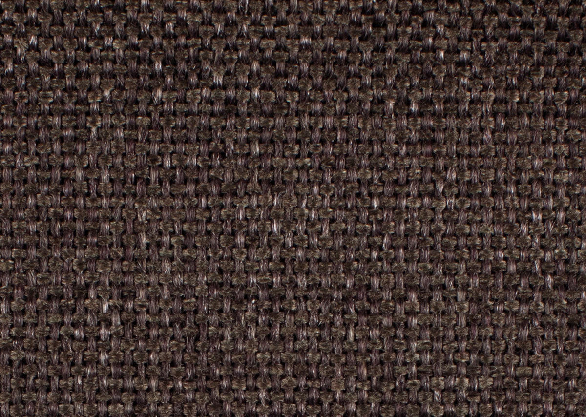 ECKSOFA in Webstoff Dunkelbraun  - Dunkelbraun, Design, Textil/Metall (280/235cm) - Hom`in
