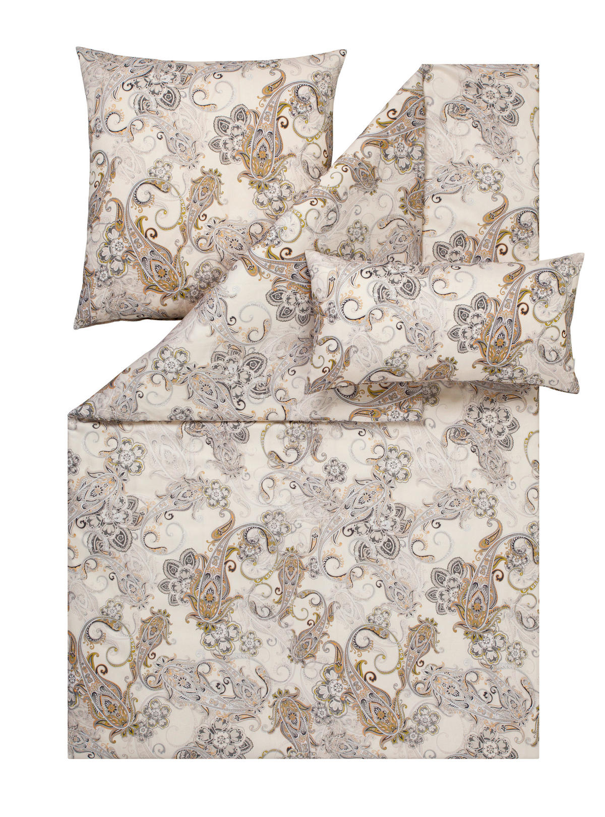 BETTWÄSCHE ATELIER Interlock-Jersey 155/220 cm  - Creme, Design, Textil (155/220cm) - Estella