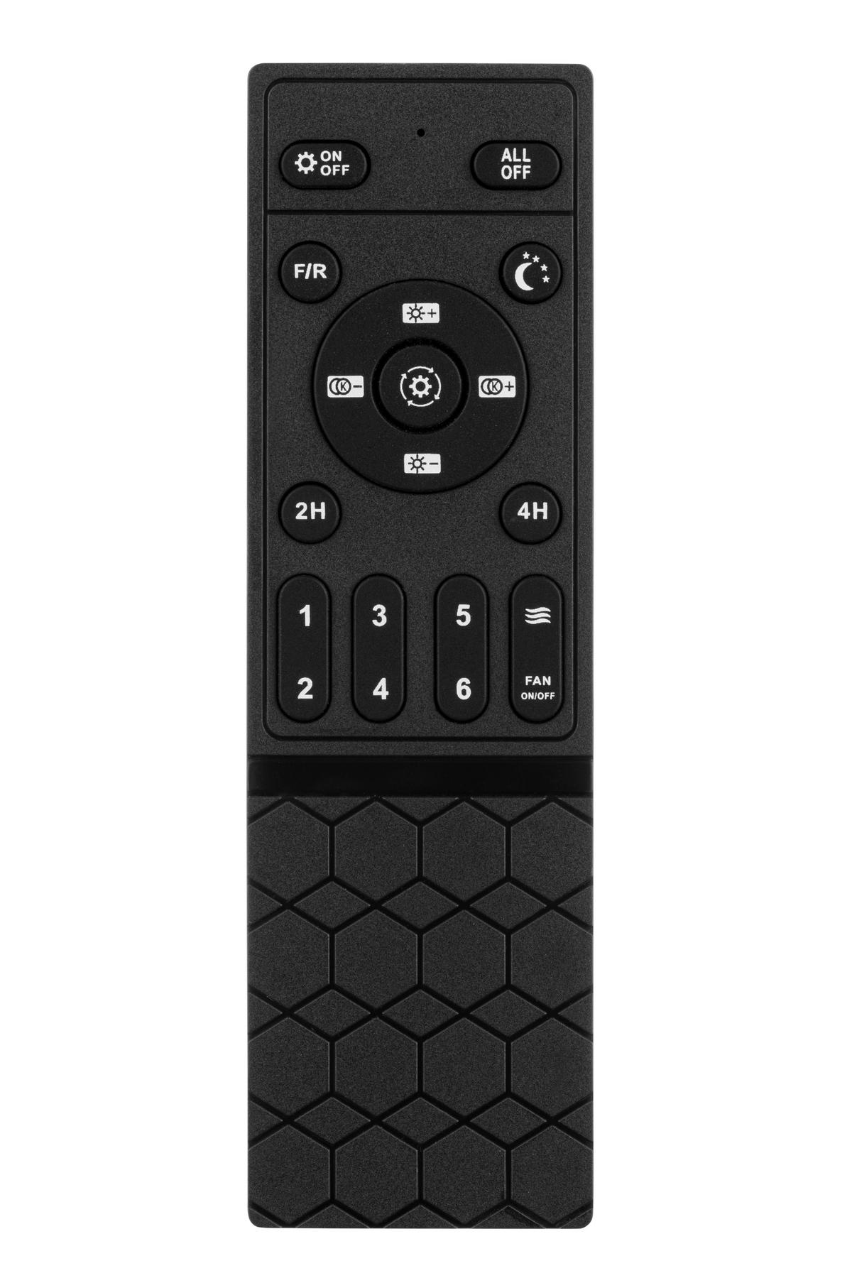 DECKENVENTILATOR - Schwarz, Basics, Kunststoff/Metall (132/3,5cm) - Mican