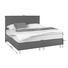 BOXSPRINGBETT Jersey 140/200 cm INKL. Matratze, Topper - Beige/Alufarben, Design, Textil (140/200cm) - Carryhome BOXSPRINGBETT Jersey 140/200 cm INKL. Matratze, Topper - Beige/Alufarben, Design, Textil (140/200cm) - Carryhome
