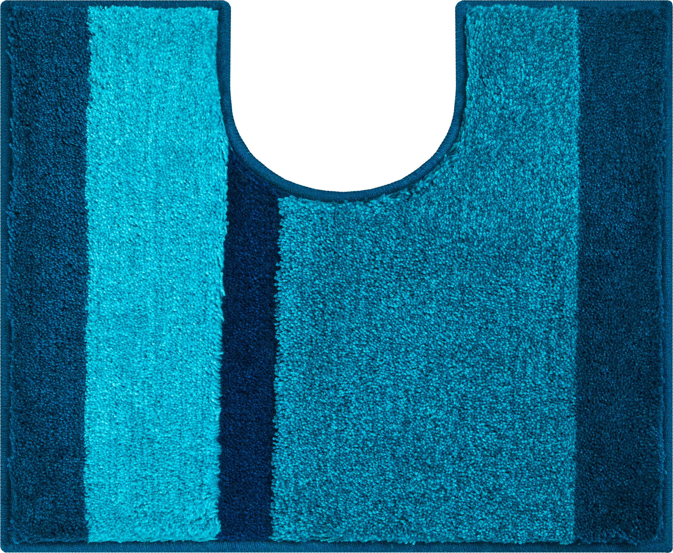 WC PŘEDLOŽKA, 49/60 cm - tyrkysová, Basics, textil/plast (49/60cm) - Grund