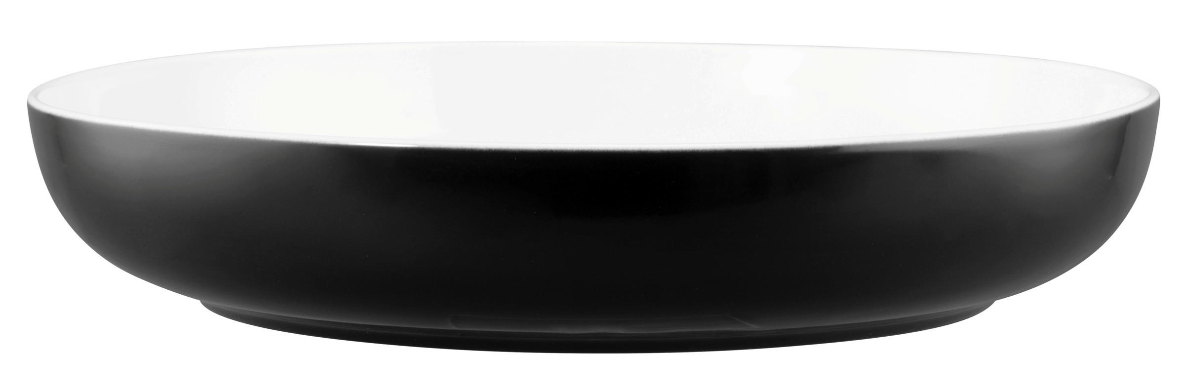 SCHÜSSEL Keramik Porzellan - Schwarz/Weiß, Basics, Keramik (28cm) - Seltmann Weiden