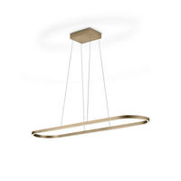 LED-PENDELLEUCHTE   135 cm  - Bronzefarben, Basics, Metall (135cm) - GKS Knapstein