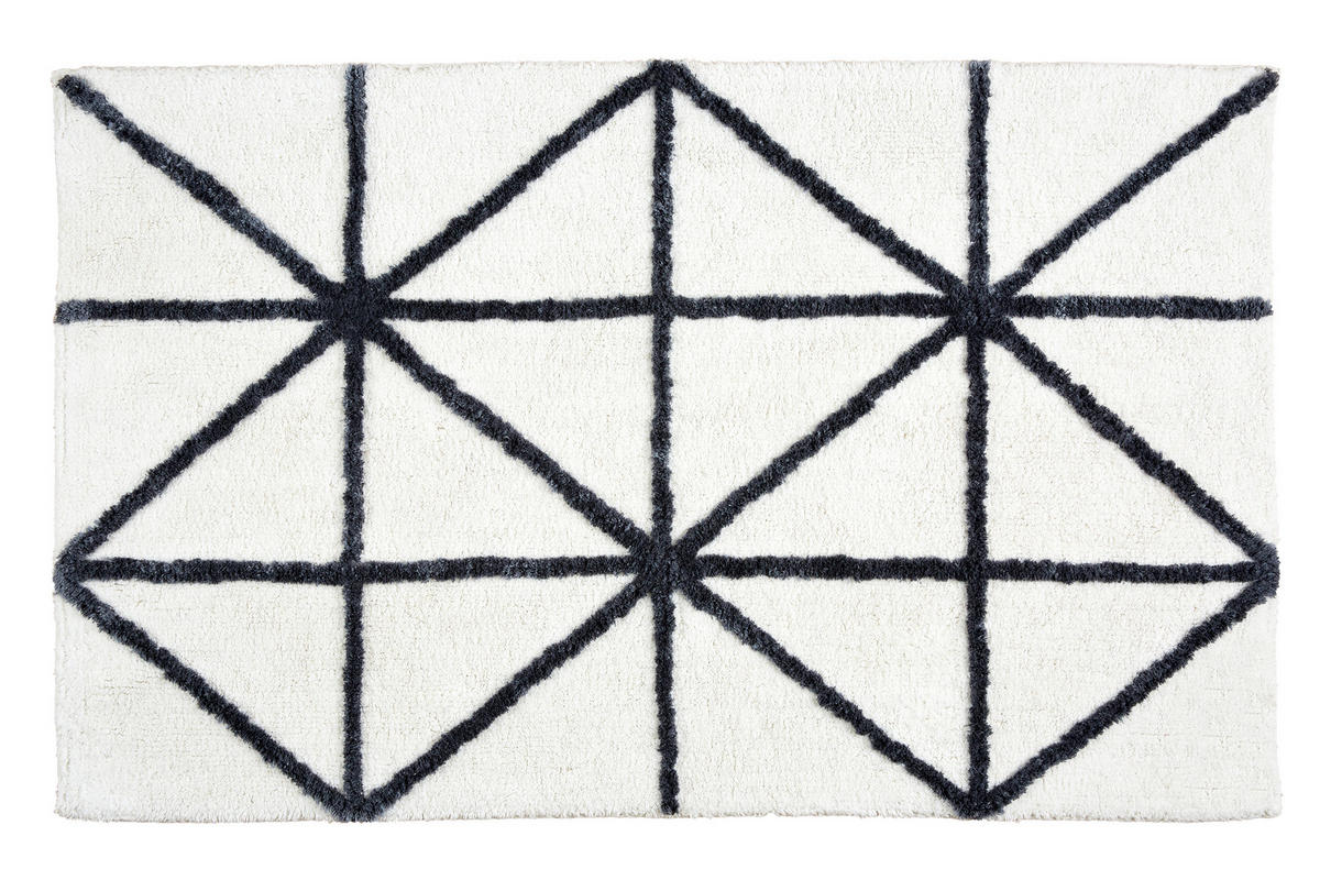 BADTEPPICH Weiß 60/90 cm  - Weiß, Basics, Textil (60/90cm) - Schöner Wohnen