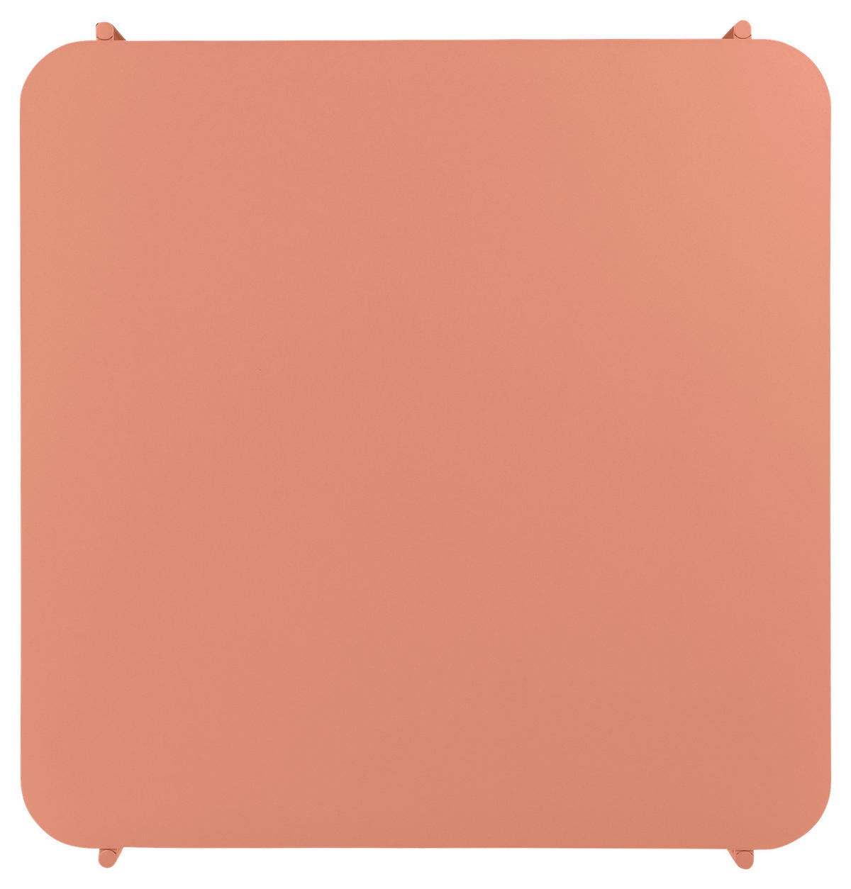 COUCHTISCH 73,4/70/40 cm quadratisch Terracotta  - Terracotta, Design, Metall (73,4/70/40cm) - Carryhome