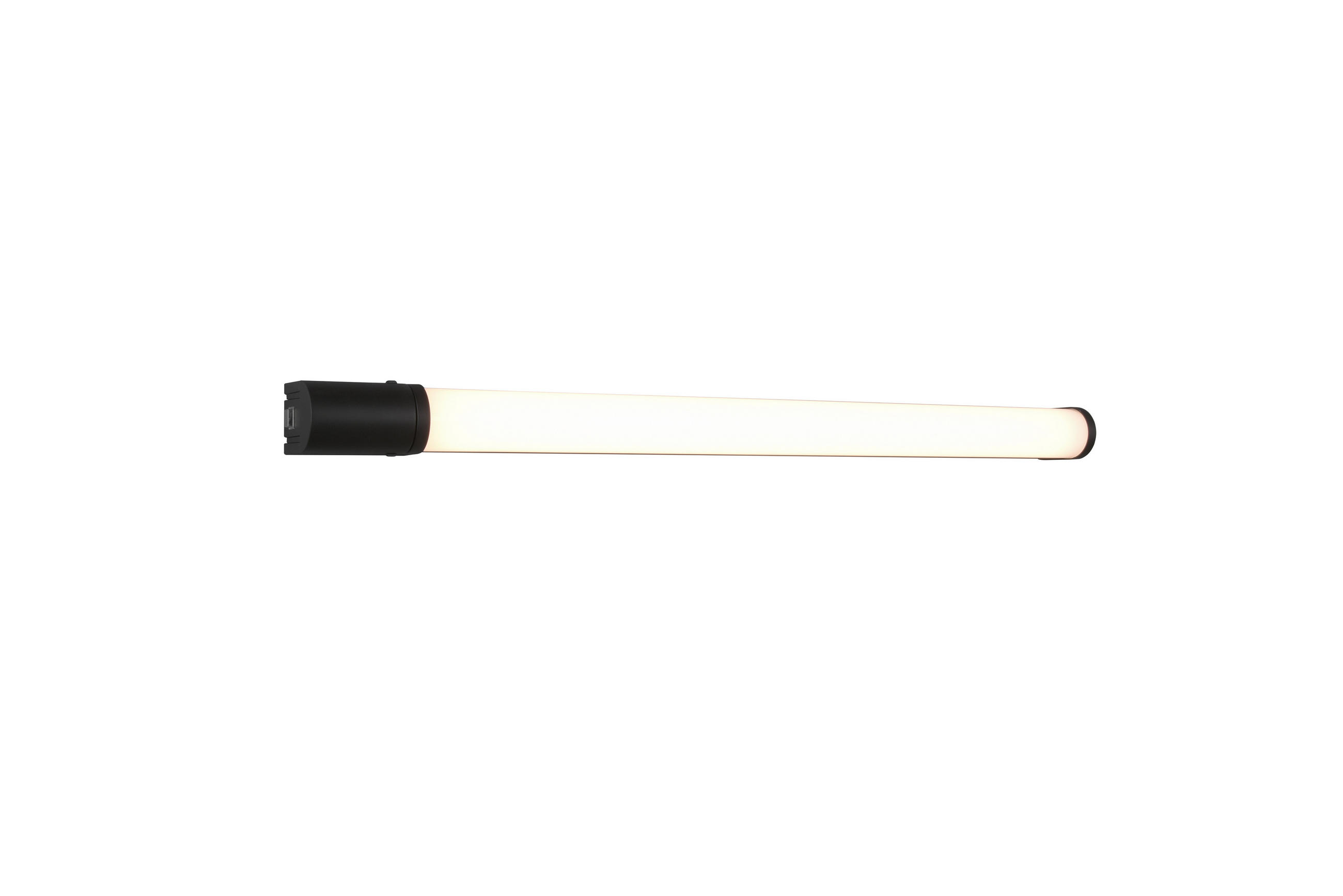 BADEZIMMER-WANDLEUCHTE Piera 79/5,5/7 cm   - Schwarz, Basics, Kunststoff/Metall (79/5,5/7cm) - Trio Leuchten