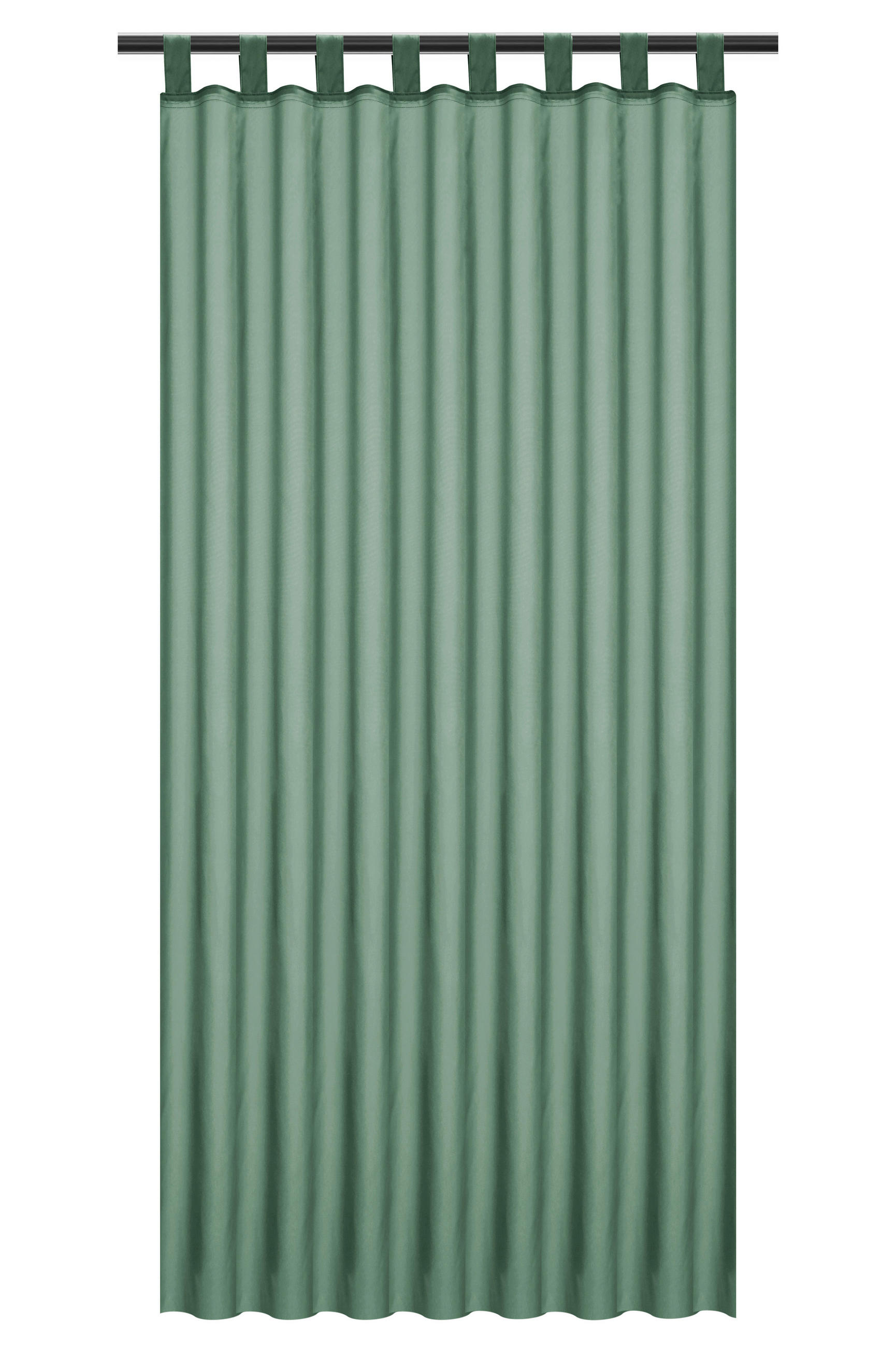 ZAVJESA ZA VANJSKU UPORABU tamno zelena 140/300 cm   - tamno zelena, Basics, tekstil (140/300cm) - Esposa