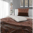 BETTWÄSCHE Satin 140/200 cm  - Taupe, KONVENTIONELL, Textil (140/200cm) - Esposa