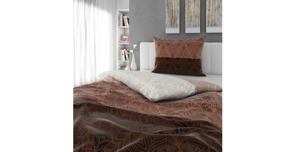 BETTWÄSCHE Satin 140/200 cm  - Taupe, KONVENTIONELL, Textil (140/200cm) - Esposa