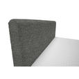 BOXBETT 180/200 cm  in Graubraun  - Graubraun/Schwarz, Design, Holz/Holzwerkstoff (180/200cm) - Xora