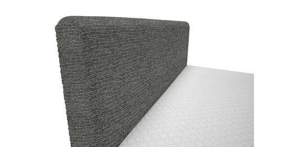 BOXBETT 180/200 cm in Graubraun - Graubraun/Schwarz, Design, Holz/Holzwerkstoff (180/200cm) - Xora