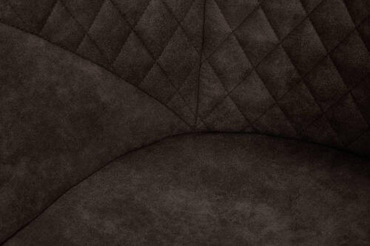 SADA STOLIČIEK S PODRÚČKAMI 2 kus - hnedá/čierna, Design, drevo/textil (59/82/55cm)