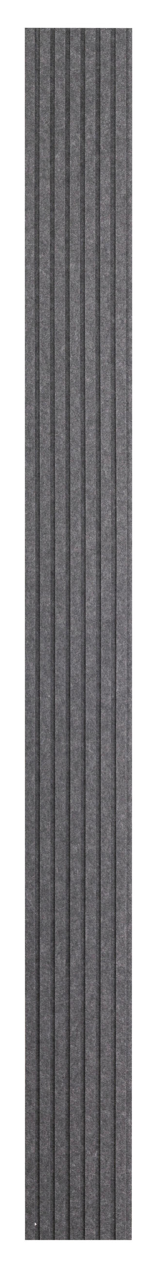 AKUSTIKPANEEL 20/240/1,8 cm  - Anthrazit, Basics, Kunststoff (20/240/1,8cm)