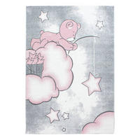 BARNMATTA 160/230 cm Kids 580  - vit/pink, Trend, textil (160/230cm) - Ben'n'jen