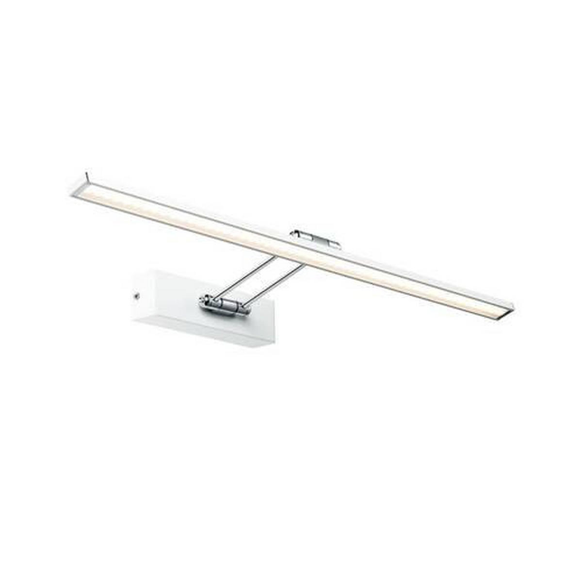 BILDERLEUCHTE 58,5/4,6 cm   - Chromfarben/Weiß, Basics, Metall (58,5/4,6cm) - Paulmann