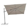 AMPELSCHIRM 300x300 cm Taupe  - Taupe/Silberfarben, KONVENTIONELL, Textil/Metall (300/300cm) - Suncomfort by Glatz