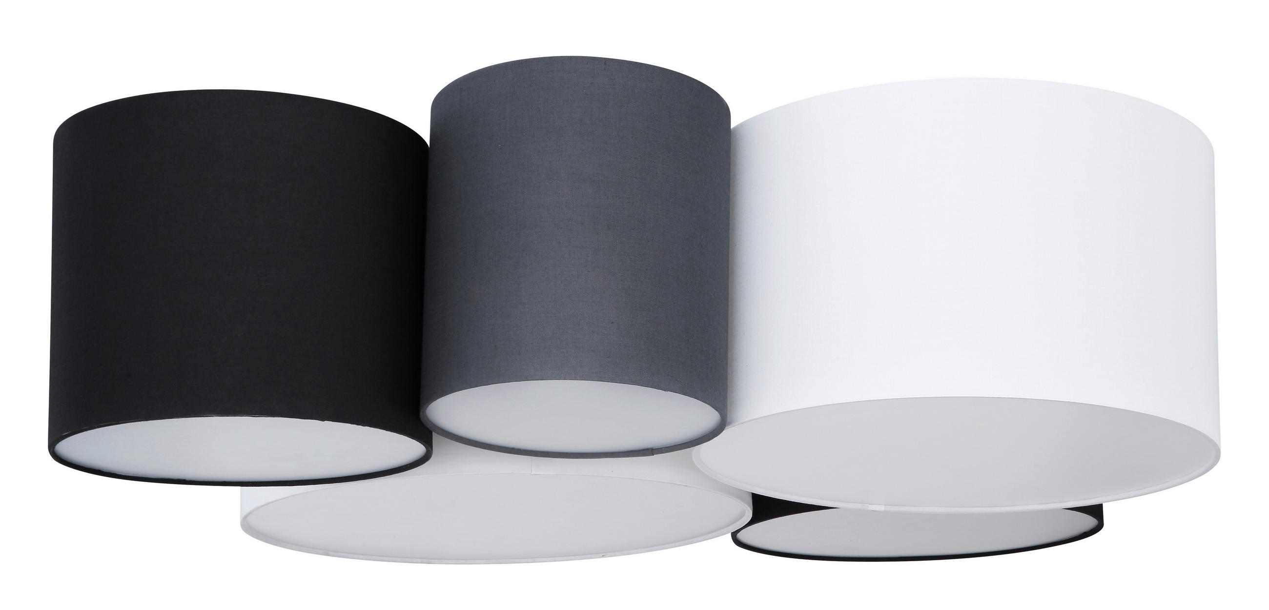 TAKLAMPA 90/76/26 cm  - vit/opal, Lifestyle, metall/textil (90/76/26cm) - Globo