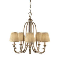 KRONLEUCHTER Abbey 48.3/66.3 cm  - Sandfarben/Silberfarben, KONVENTIONELL, Metall (48.3/66.3cm) - Elstead Lighting
