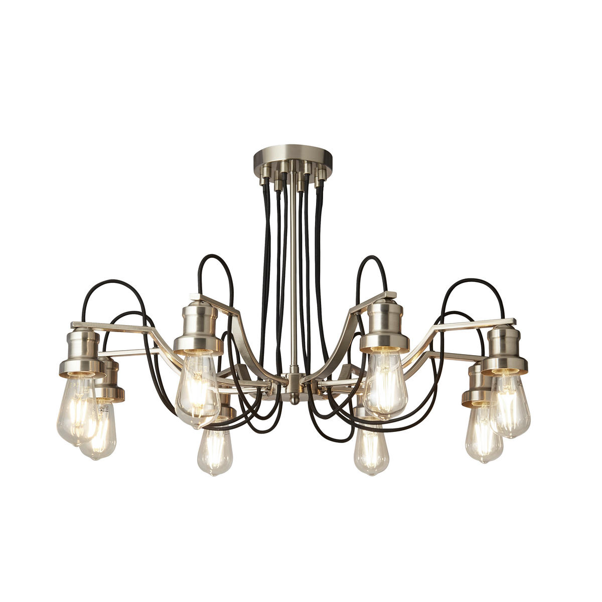 HÄNGLAMPA Olivia 70/43 cm  - silver, Klassisk, metall (70/43cm)