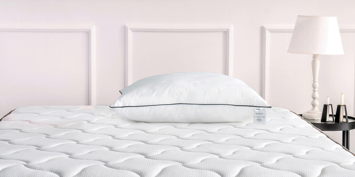 KOPFPOLSTER   - Weiß, Basics, Textil (40/80/20cm) - Yatas