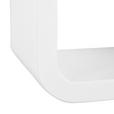 WANDREGALSET 2-teilig Weiß  - Weiß, Basics, Holzwerkstoff (23-28/23-28/15cm) - Xora