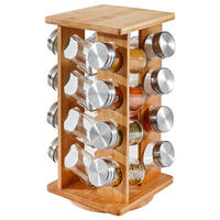 OTOČNÝ STOJAN NA KORENIČKY - hnedá, Basics, kov/drevo (15,3/15,3/30,3cm) - Justinus